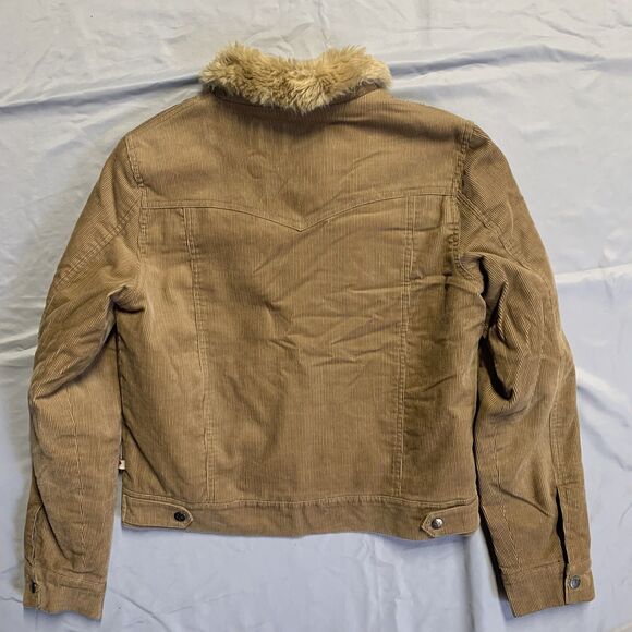 Gemini Cropped Corduroy Faux Jacket Woman's Size L - Picture 4 of 6